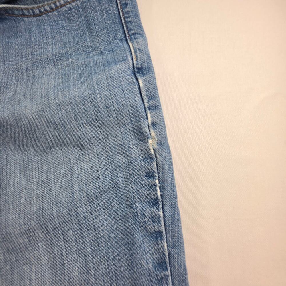 Carhartt Relaxed Fit Jeans Mens 38x30 Light Wash Distressed Workwear Denim Pants - Picture 9 of 14